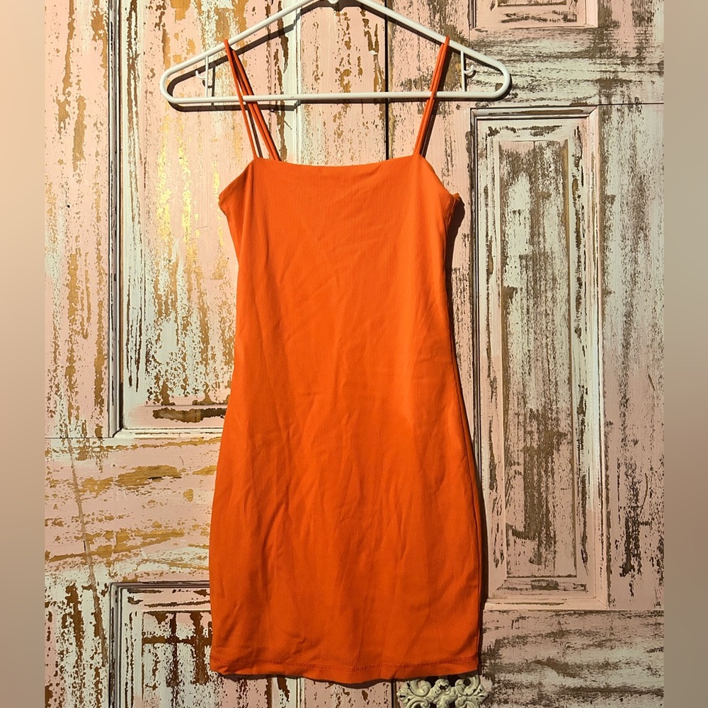 Garage Orange Mini Dress